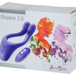 Вібратор для пари Doppio 2.0 (фіолет.)