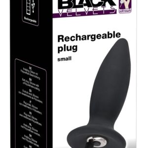 Анальна вібропробка BLACK small
