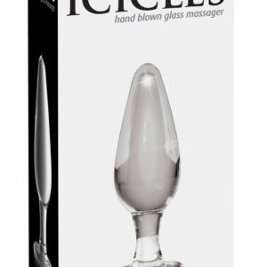 Анальна пробка скляна ICICLES №26