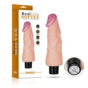Реалістичний вібратор REAL SOFTEE (18 см)