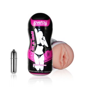 Мастурбатор з вібрацією SEX IN A CAN