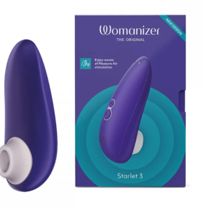 Вакуумний вібратор Womanizer Starlet 3 синій
